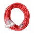 SHOPRO 50 ft. 12/3 3-Outlet Extension Cord Light with Indicator - Red